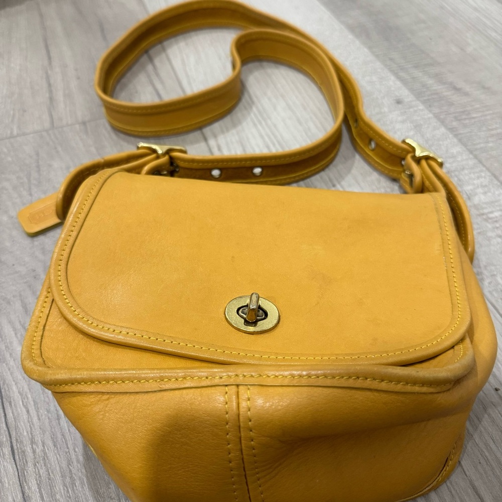 Vintage Soft Leather Crossbody Bag